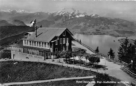 Rigi Staffelhöhe Hotel Edelweiss Ansichtskarten Shop Ak Fundus