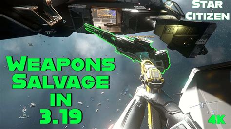 My First Ship Weapons Looting In Star Citizen 3 19 Salvage Mission 4K