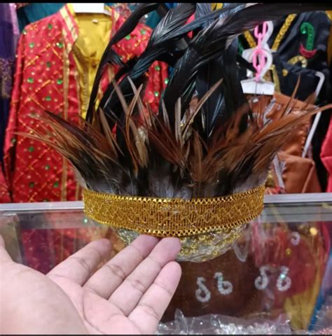 HIASAN BULU KEPALA TOPI ADAT DAYAK AKSESORIS KEPALA PAPUA Lazada