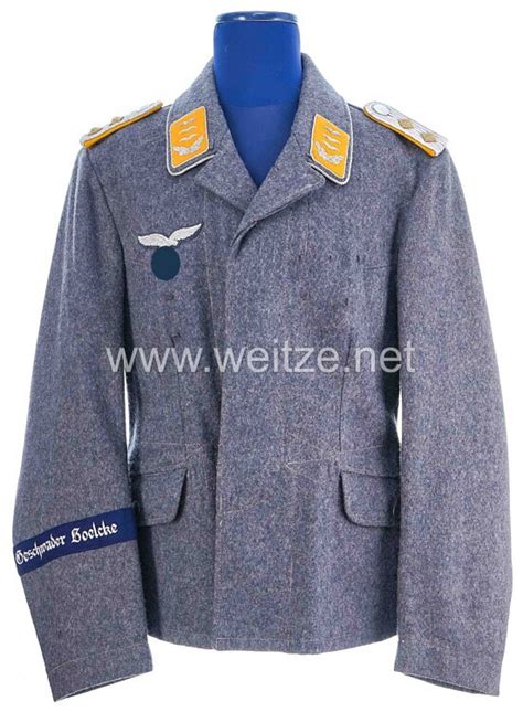 Luftwaffe Fliegerbluse F R Einen Hauptmann Der Fliegertruppe Im