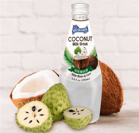 Coconut Milk Drink Soursoup With Nata De Coco Rio Grande