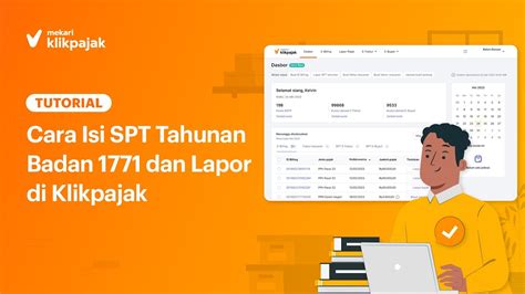 Tutorial Cara Lapor Spt Tahunan Badan Secara Online Dengan E Form