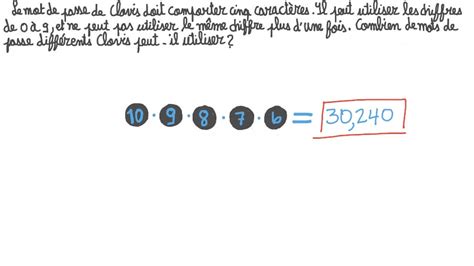Vidéo Question Utiliser Les Propriétés Des Combinaisons Pour