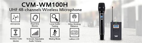 Wireless Camera Microphone Comica CVM WM100H UHF 48 Channels