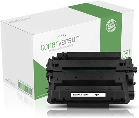 Xxl Toner Kompatibel Zu Hp Ce255x 55x Schwarz Für Hp Laserjet Enterprise 500 Mfp M525dn M525f