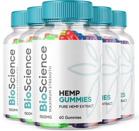 Amazon 5 Pack Bioscience Hemp Gummies Official Formula