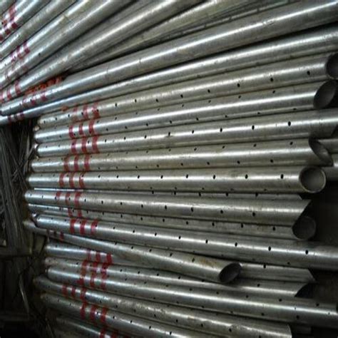 Corrosion Resistant Round Galvanized Iron Earthing Pipes Application