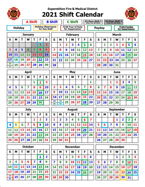 Cfd Shift Calendar