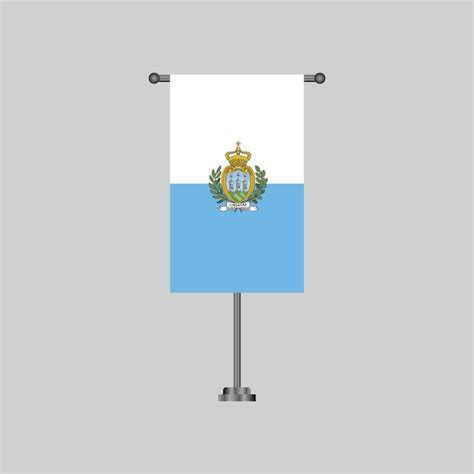 Premium Vector Illustration Of San Marino Flag Template