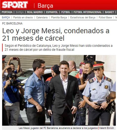 La Prensa De Todo El Planeta Habla Sobre La Condena A Lionel Messi 21