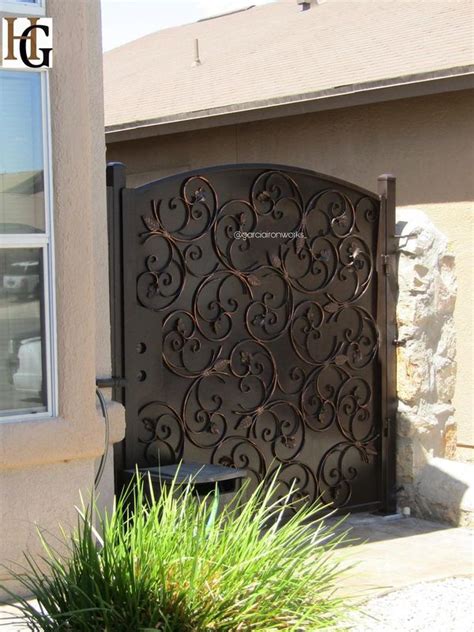 Wrought iron gate designs