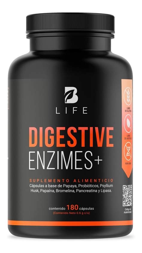 Enzimas Digestivas C Ps Billones Probioticos B Life Meses Sin