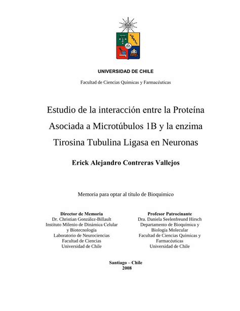 PDF Estudio de la interacción entre la Proteína UNIVERSIDAD DE