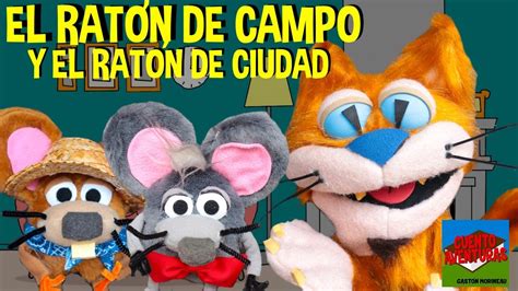 El Cuento De El RatÓn De Campo Y El RatÓn De Ciudad Titeres Para Niños