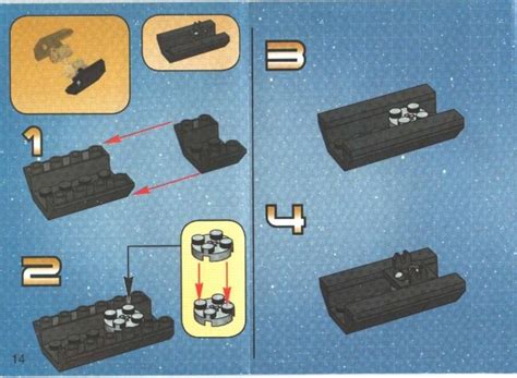 View LEGO® instruction 4484 Mini X-wing - LEGO instructions and catalogs library