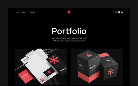 Dark Mode Portfolio Webflow Template - Darkfolio X | BRIX Templates