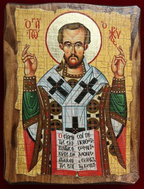 St. John Chrysostom Icon – Byzantine Church Supplies