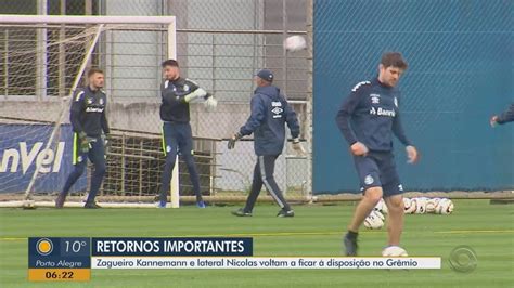 Líder Em Assistências Do Grêmio Nicolas Retorna Ao Time Contra O