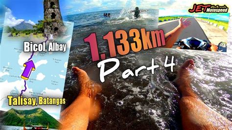 Dagat Bicol The 1133km Super Solo Long Rides Talisay Batangas