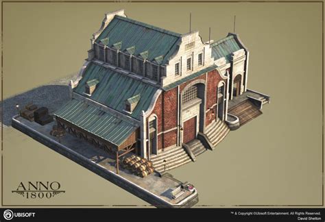 ArtStation Anno 1800 Kontors Factory Architecture Industrial