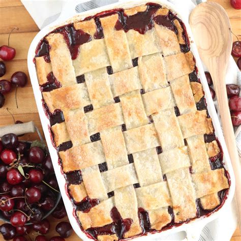 Cherry Cobbler Recipe A Farmgirl S Kitchen