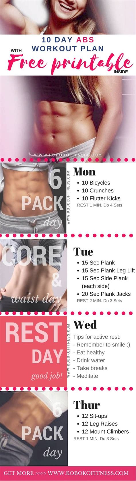 Six Pack Abs Workout At Home With Photos And Names List Pdf Free