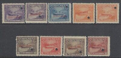 Costa Rica Telegraph Stamps Ships Mena St Specimen Mnh Ebay