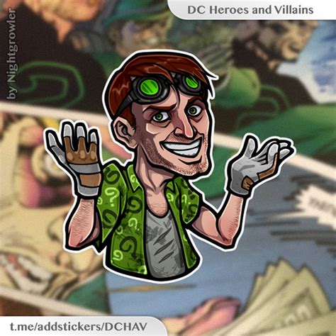 DC Heroes And Villains Telegram Sticker Pack Behance