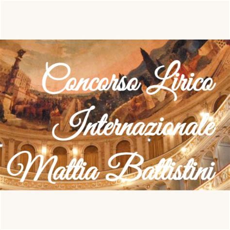 31 Concorso Lirico Internazionale Mattia Battistini PromArt