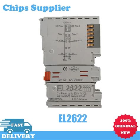 El Ethercat Terminal Channel Relay Output V Ac V Dc A