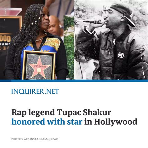 Rap legend Tupac Shakur honored with star in Hollywood