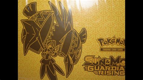 Opening A Sun And Moon Guardians Rising Elite Trainer Box YouTube