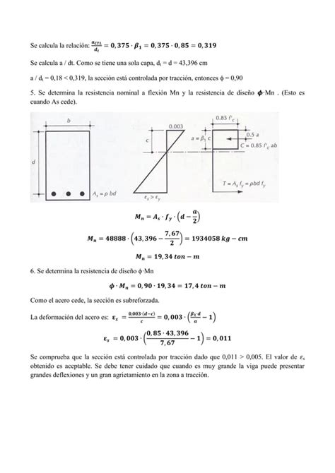 Ejemplos De Análisis Y Diseño De Vigas A Flexión