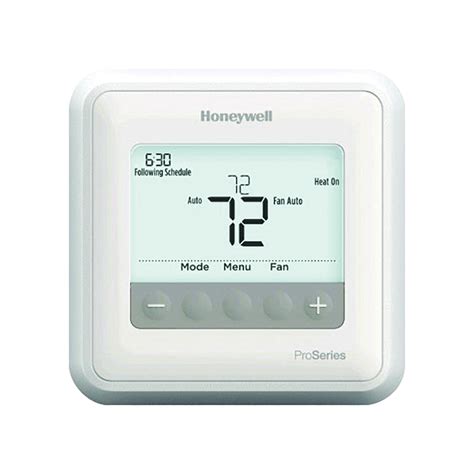 Honeywell T4 Pro Programmable Thermostat With Stages Heat Pump 2 Heat1 Cool