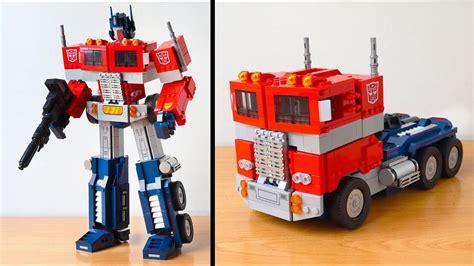 Optimus Prime (Really Transforms!) MOC Made From LEGO Bricks – B3 ...