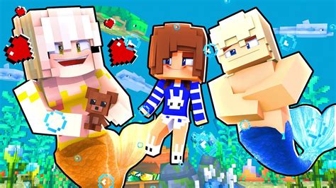 Fui Adotada Por Uma Sereia No Minecraft Miika Youtube