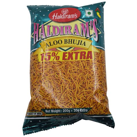 Haldirams Namkeen Aloo Bhujia 200gm Vrinda Super Mart