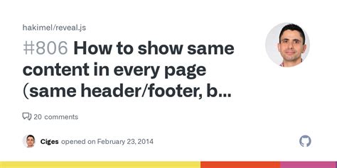 How To Show Same Content In Every Page Same Header Footer By Example