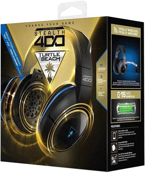 Turtle Beach Ear Force Stealth 400 Fully Wireless Headset Ps4 Ps3 And Mobile Gaming Buy Best