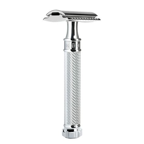 Muhle R89 Traditional Chrome Twist Safety Razor Closed Comb Safety