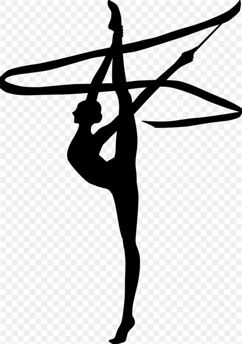 Rhythmic Gymnastics Artistic Gymnastics Silhouette Illustration