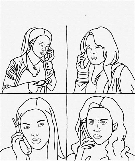 Mean Girls Coloring Pages Etsy