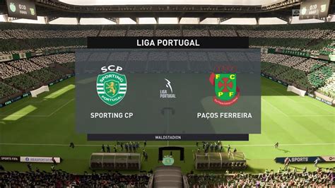 FIFA 23 Sporting CP vs Paços Ferreira Liga Portugal Gameplay