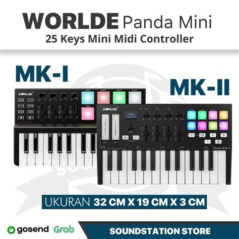 Jual Worlde Panda Ni 25 Keys Di Controller Di Keyboard Shopee Indonesia