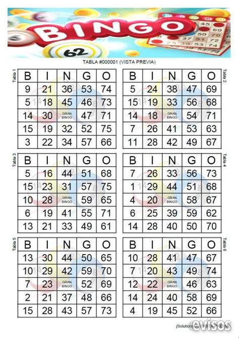 Tablas De Bingo Imprimir Bingo Bingo Cards To Print Free