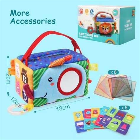 Jouets Montessori Pour B B Mois Bo Te Mouchoirs Bebe Jouet