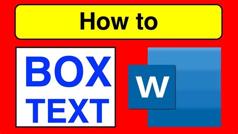 How To Put A Box Around Text In Word Document QUICKLY YouTube