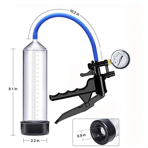 Manual Penis Masturbating Vacuum Pump With Intensities Enlarge Air Pressure Device High Vacuum