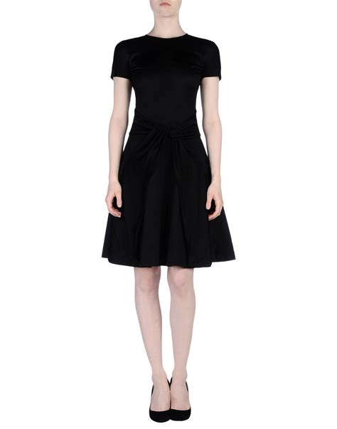 Emporio Armani Short Dress In Black Lyst