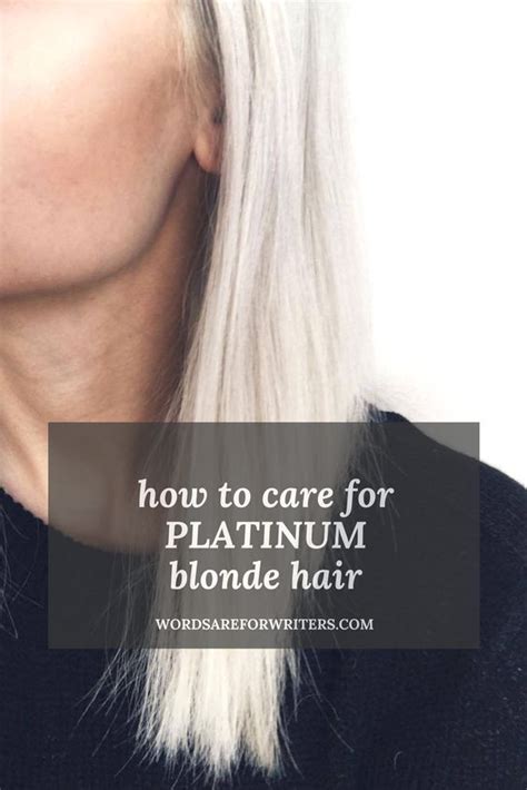 How To Care For Platinum Hair Platinum Blonde Hair Blonde Hair Care